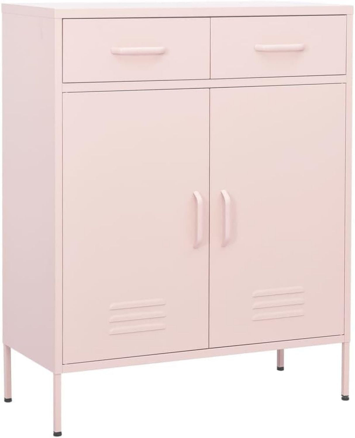 Armadietto Casa Giardino portaoggetti Rosa 5 cm Acciaio 80 x 35 x 101