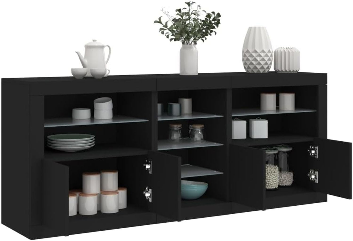 Credenza Home Giardino Rosa cm Acciaio 100.5 x 39 x 72